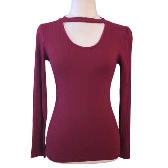Luzette blouse sweater color Red wine size O/S - Picture 1 of 5